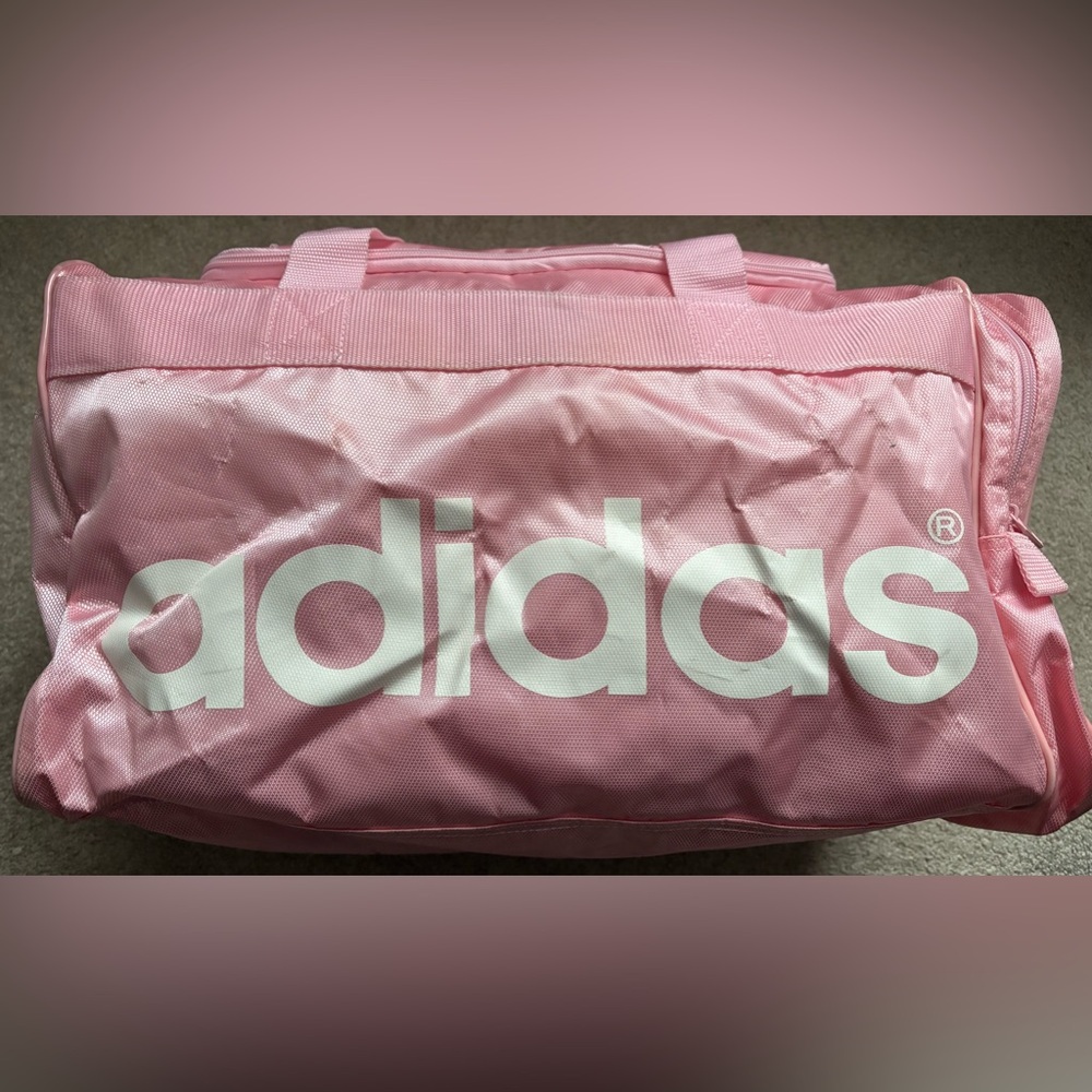 Vintage Pink adidas Santiago duffel bag